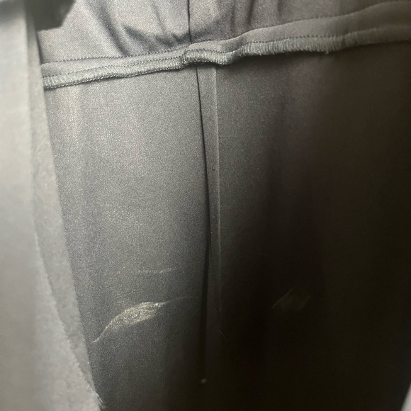 Xscape Plus Size Long Beaded Sequin Illusion Neckline Jersey Dress 18W Navy FLAW - Picture 15 of 15